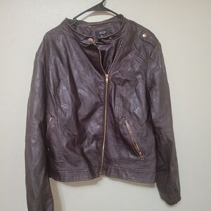 Ana Brown Leather Jacket